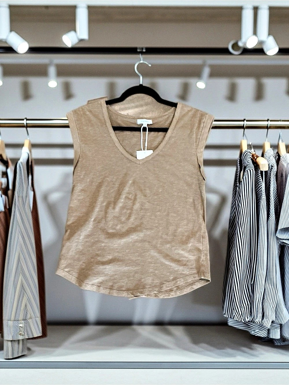 Z Supply The Perfect Tank Brown Tank Top Size XS NWT
